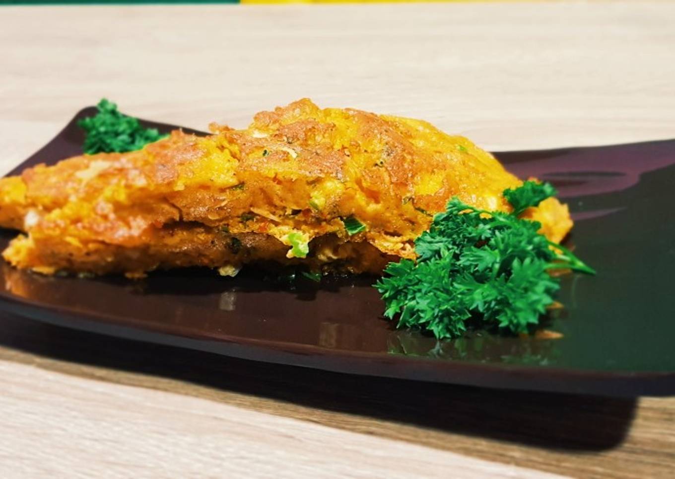 Telur dadar padang