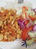 Cuadritos de pechuga BBQ - Bistec
