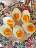 Runny boiled egg
