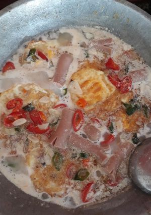 Foto resep Telur Sosis Santan
