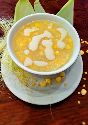 Hình của món Chè bắp.
