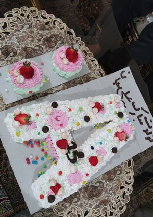 عکسی از دستور کیک تولد😻