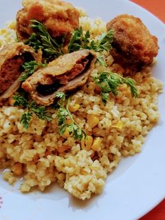 Kukoricás bulgur,köret 🌽🌽🌽 recept fotója