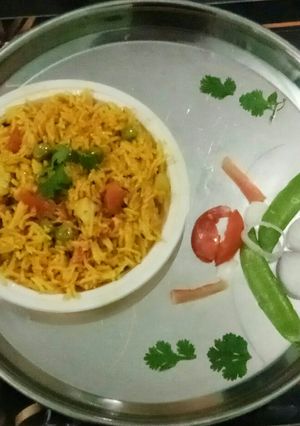 A picture of Indian rice.