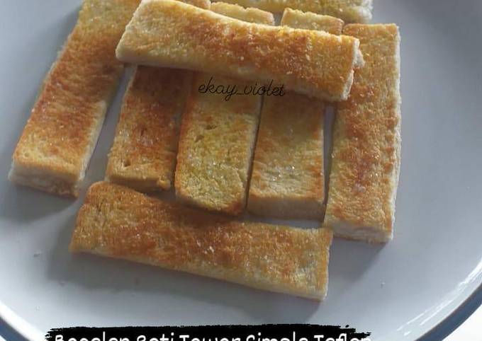 Resep Bagelen Roti Tawar Simple Teflon Oleh Ekay Violet Cookpad