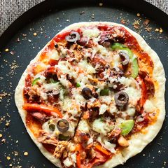 Pepper Chicken Pizza A picture of Pepper Chicken Pizza.
