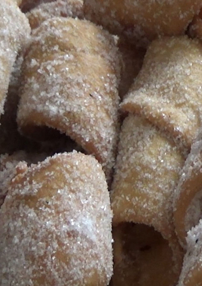Una foto de Tirabuzones o pestiños de azúcar