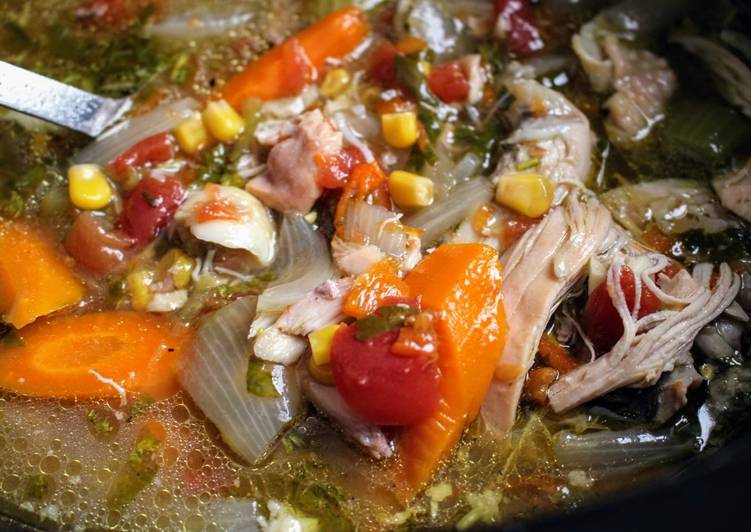 Get Healthy with Slow Cooker Southwestern Chicken Soup