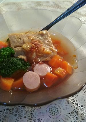 Foto resep Sup merah galantin ekonomis