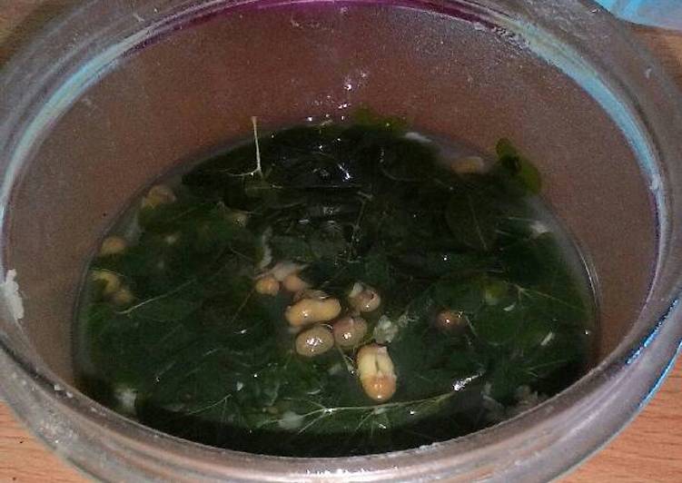 sayur daun kelor dan kacang hijau yummy