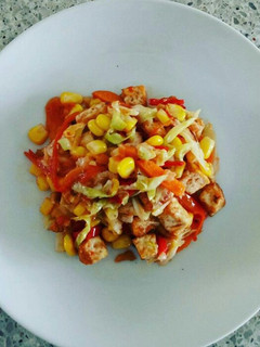 A picture of Tofu and Veggies Stir Fry.