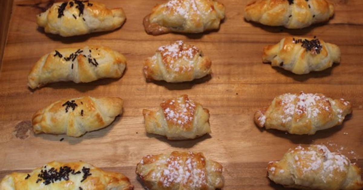 calorias en mini croissant mantequilla