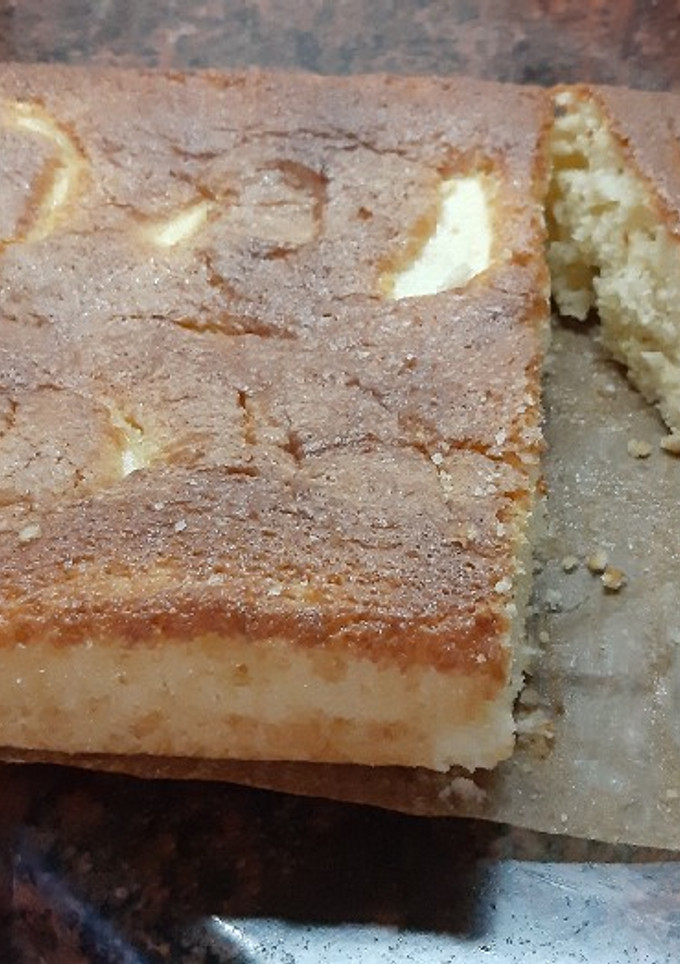 Una foto de Bizcocho de limón y manzana