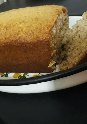 Una foto de Budín de banana