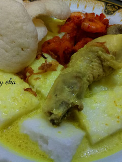 Foto resep Lontong Opor Ayam ft Sambal Goreng Kentang Udang 🍗💝
