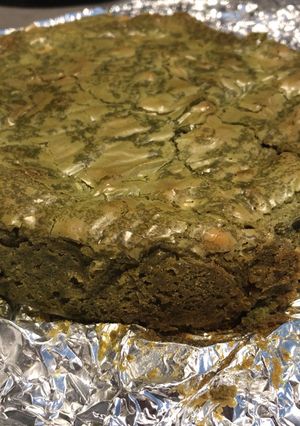 A picture of Matcha Brownies.