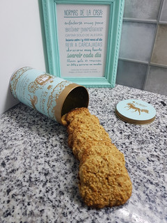 Una foto de Galletitas de avena y miel sin huevo
