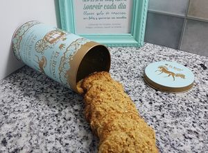 Una foto de Galletitas de avena y miel sin huevo
