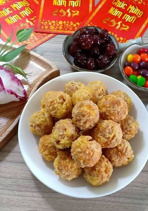 Hình của món Bánh nhãn bột nếp.
