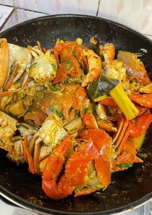 Foto resep Kepiting kare pedas