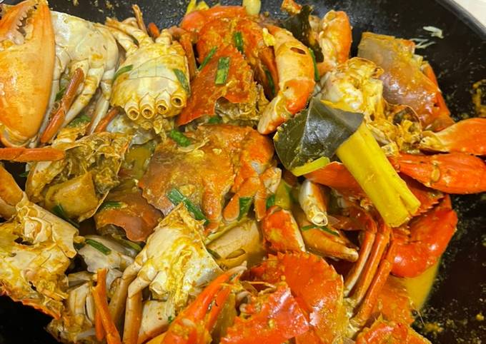 Resep: Kepiting kare pedas Wajib Dicoba