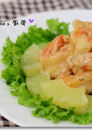 鳳梨蝦球 的食譜成品照片