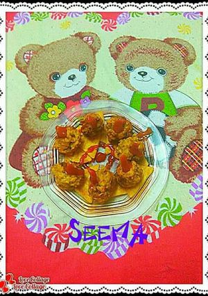 A picture of Popcorn fritters.