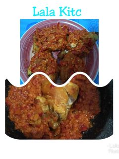 Foto resep Ayam penyet sambel cobek