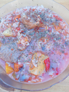 Una foto de Carne al disco Tradicional (con arroz)