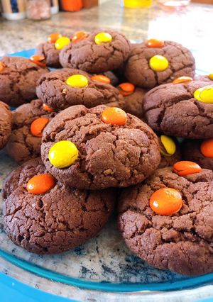 Φωτογραφία της συνταγής Chewy Nutella cookies Reese's peanut butter