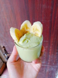Hình của món Sinh tố bơ chuối.