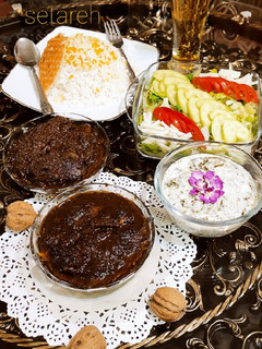 عکسی از دستور فسنجون با گوشت اردک🦆