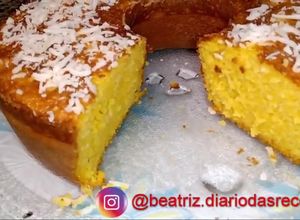 Foto de Bolo de Milho de latinha 🌽 fácil (Liquidificador)