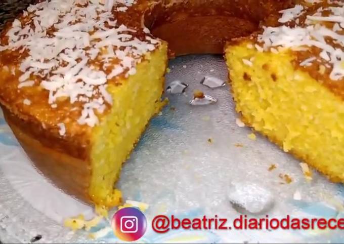 Bolo de milho de mata: receita fácil para o liquidificador