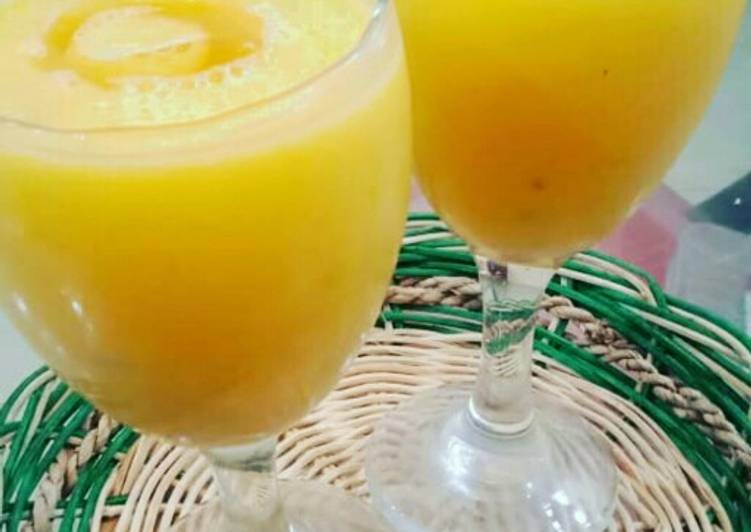 Resep Jus Mangga Simple Oleh Mama Nazwa Cookpad