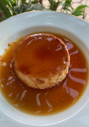 Foto resep Custard caramel pudding
