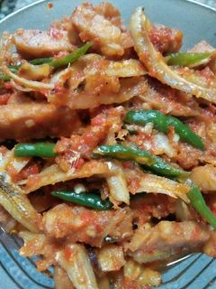 Foto resep Balado teri dan tempe