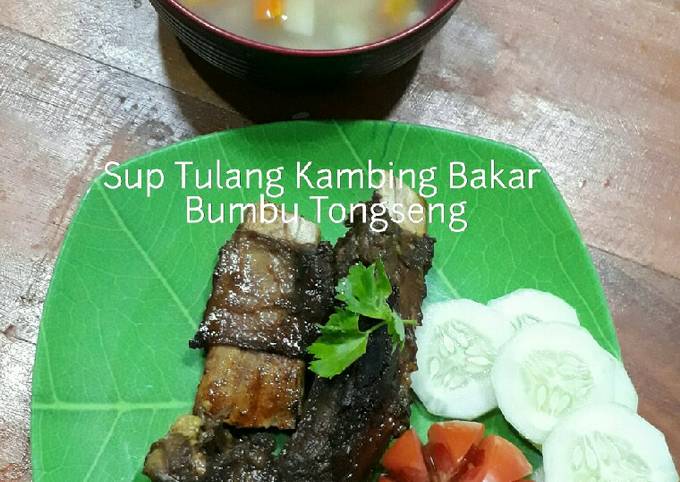 Langkah Mudah untuk Menyiapkan #Sup #Tulang #Kambing Bakar Bumbu #Tongseng, Enak