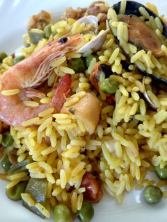 Una foto de Arroz con chipirones