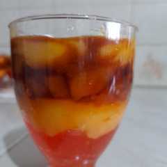 Una foto de Postre de naranja