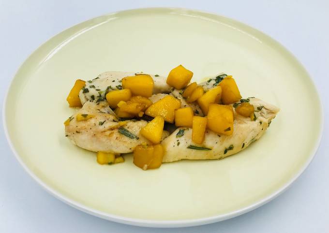 Recipe of Ultimate Chicken breast with mango