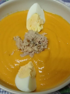 Una foto de Porra antequerana de naranja. Thermomix