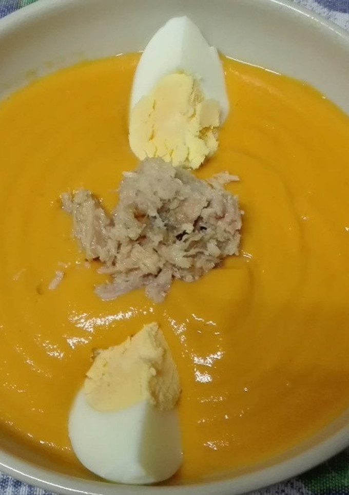 Una foto de Porra antequerana de naranja. Thermomix