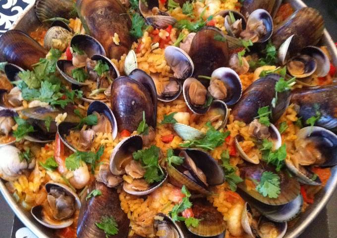So Tasty Mexican Cuisine Spicy Seafood Paella