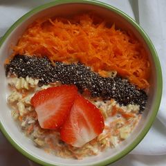 Carrot Cake Overnight Oats A picture of Carrot Cake Overnight Oats.