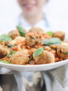 Foto resep Meatballs & Pasta