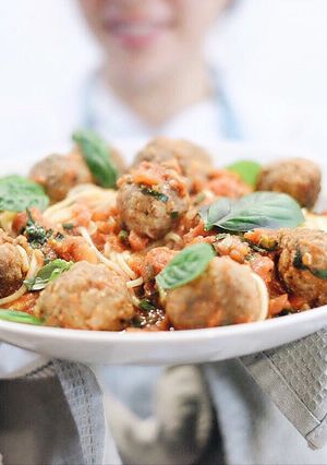 Foto resep Meatballs & Pasta