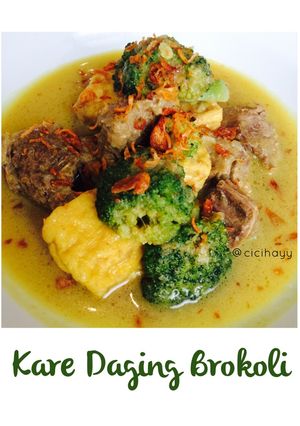 Foto resep Kare Daging Brokoli