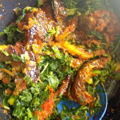 A picture of Spring onion & Alaiyaho.