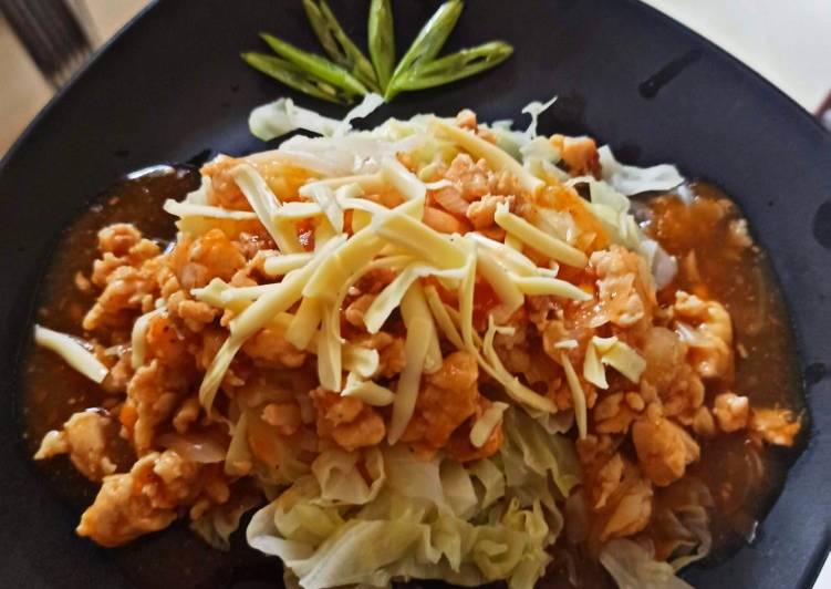 Resep Baru Kol bolognese tuna diet Rasa spaghetti bolognese 😅 Enak Bergizi